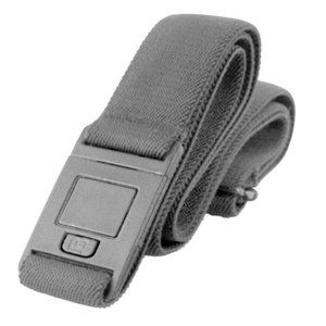 Beltaway2 Square Adjustable Stretch Flat Buckle Belt One Size 0-14 - Gray